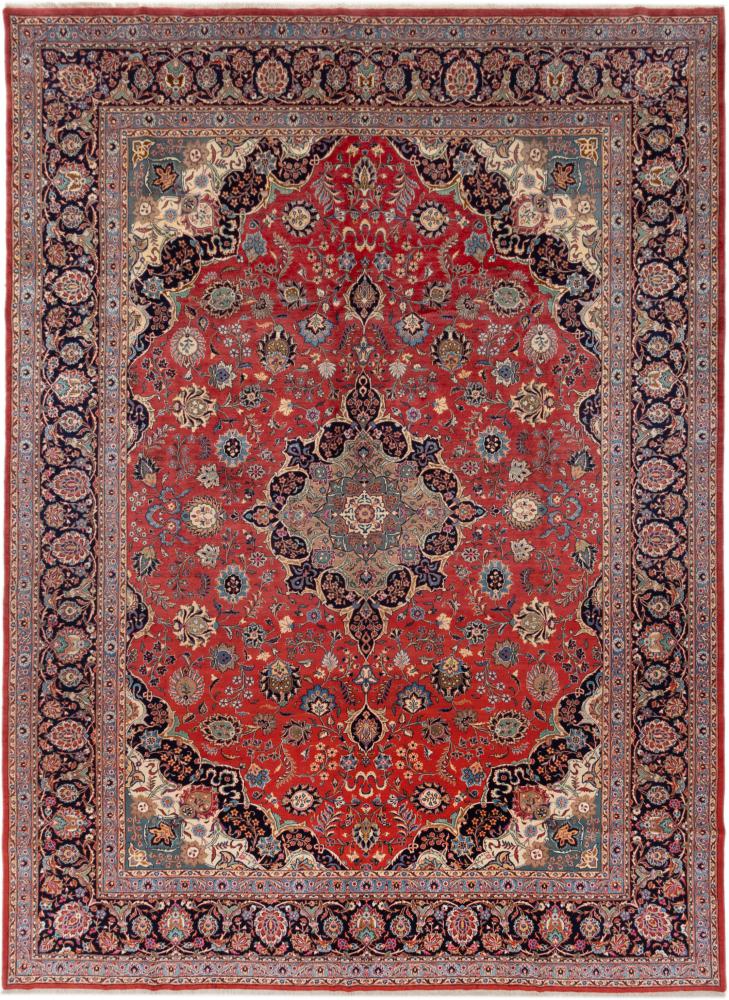 Perzsa szőnyeg Kashan Antik 410x298 410x298, Perzsa szőnyeg Kézzel csomózva