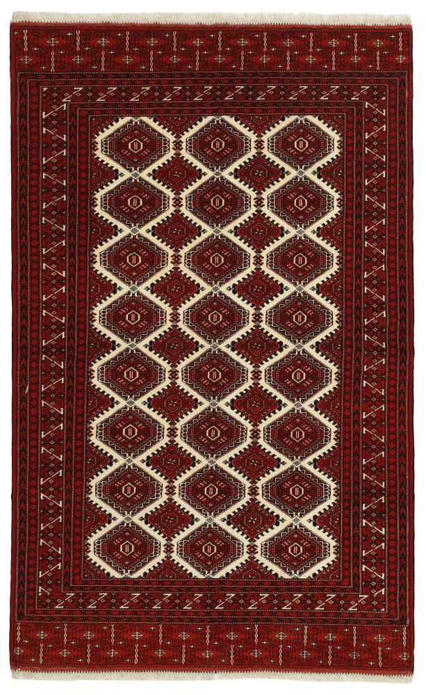 Περσικό χαλί Turkaman 249x154 249x154, Περσικό χαλί Οι κόμποι έγιναν με το χέρι