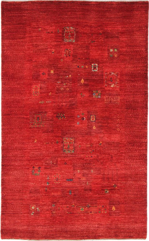  ペルシャ絨毯 ペルシャ ギャッベ ペルシャ ロリbaft Atash 5'0"x3'2" 5'0"x3'2",  ペルシャ絨毯 手織り