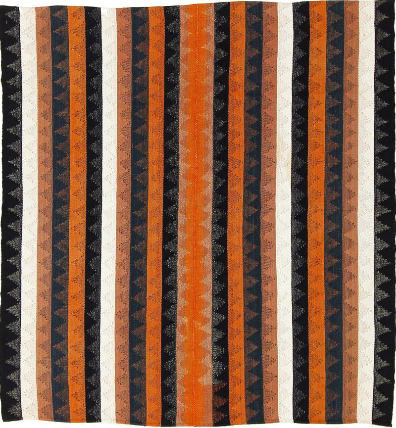 Perzsa szőnyeg Kilim Fars Antik 5'1"x4'9" 5'1"x4'9", Perzsa szőnyeg szőttesek