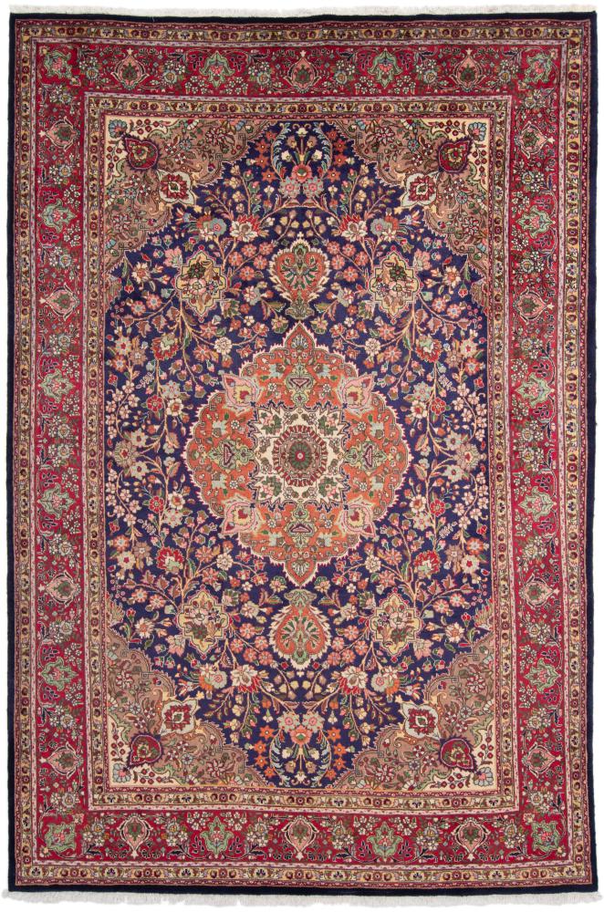 Persian Rug Tabriz 10'2"x6'9" 10'2"x6'9", Persian Rug Knotted by hand