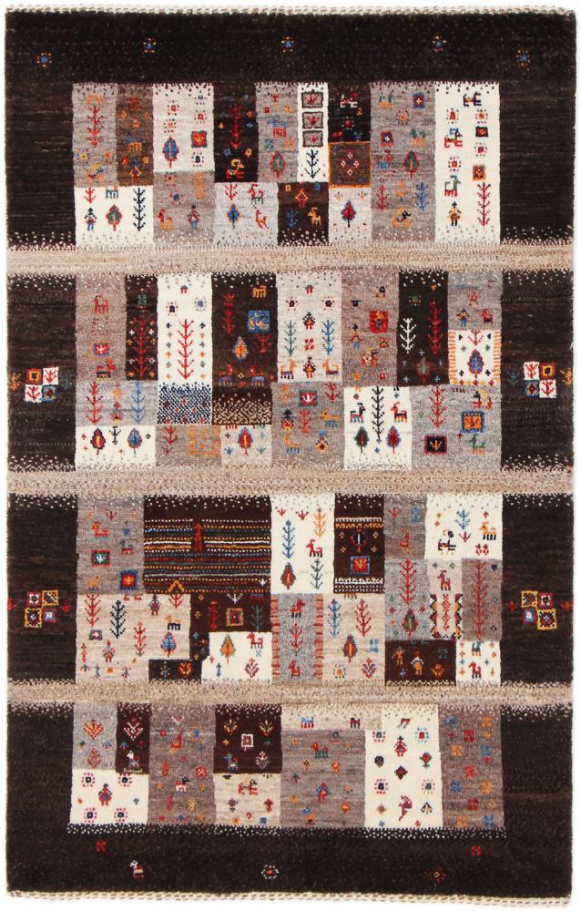 Perzisch tapijt Perzisch Gabbeh Loribaft Nowbaft 126x81 126x81, Perzisch tapijt Handgeknoopte