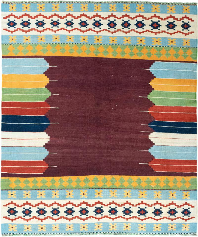 Perzisch tapijt Kilim Fars 6'8"x5'8" 6'8"x5'8", Perzisch tapijt Handgeweven