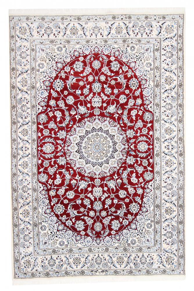 Persian Rug Nain 9La 9'10"x6'7" 9'10"x6'7", Persian Rug Knotted by hand