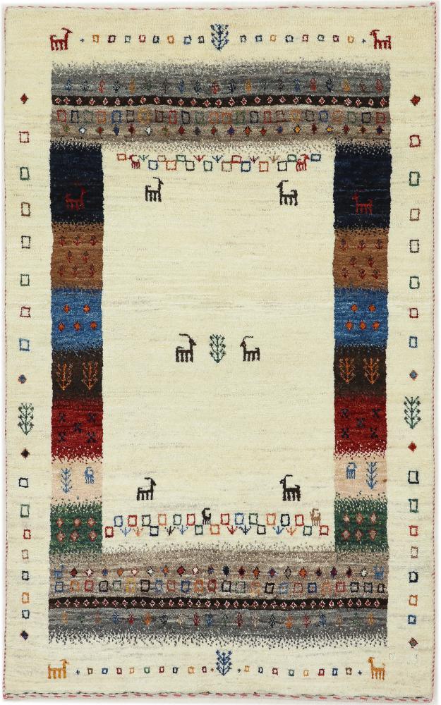 Perzisch tapijt Perzisch Gabbeh Loribaft Nature 133x83 133x83, Perzisch tapijt Handgeknoopte