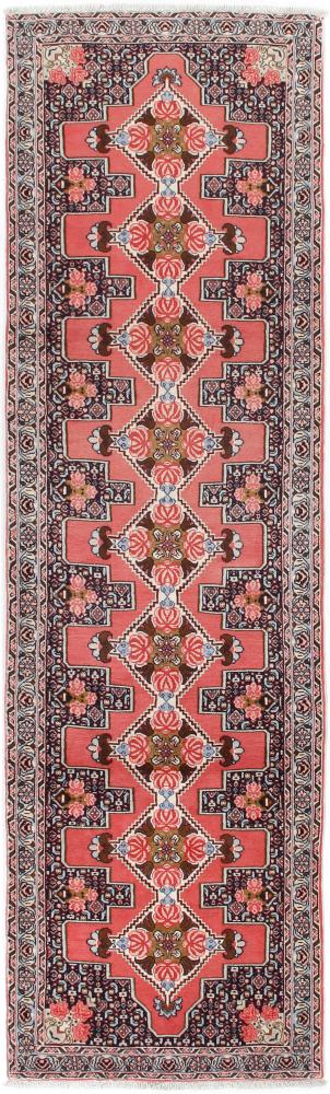 Persian Rug Senneh 10'6"x2'7" 10'6"x2'7", Persian Rug Knotted by hand