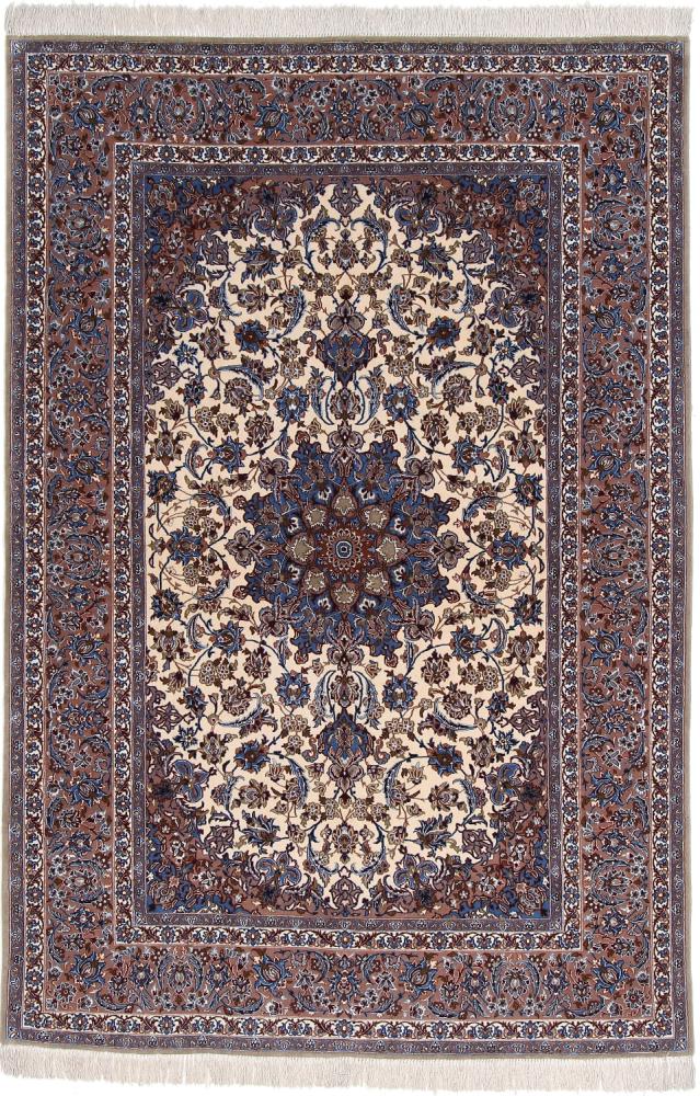 Persian Rug Isfahan Silk Warp 233x158 233x158, Persian Rug Knotted by hand