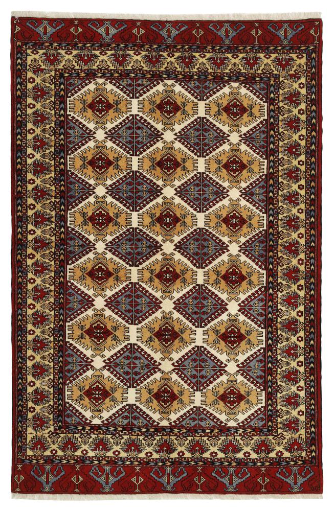 Perzisch tapijt Turkaman 244x159 244x159, Perzisch tapijt Handgeknoopte