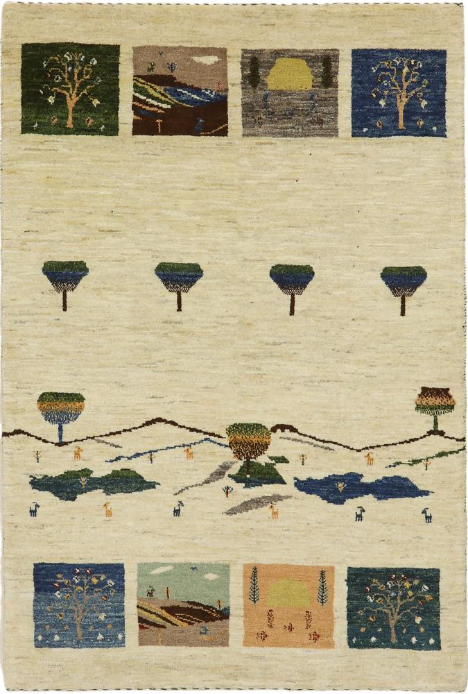 Perzisch tapijt Perzisch Gabbeh Loribaft Nature 154x102 154x102, Perzisch tapijt Handgeknoopte