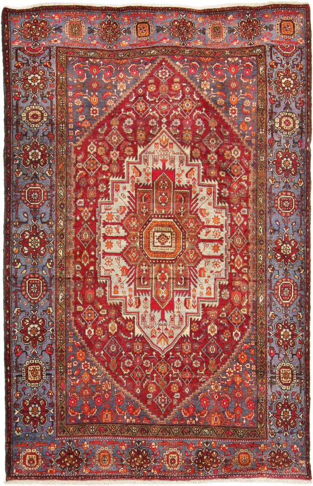 Persian Rug Gholtogh 6'6"x4'2" 6'6"x4'2", Persian Rug Knotted by hand