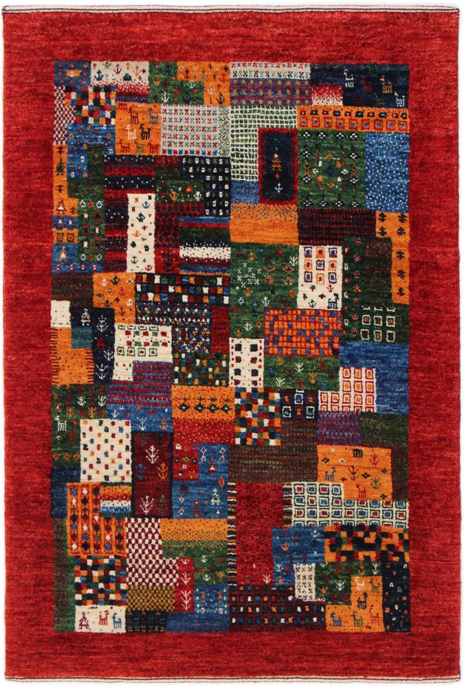  ペルシャ絨毯 ペルシャ ギャッベ ペルシャ ロリbaft Nowbaft 121x81 121x81,  ペルシャ絨毯 手織り