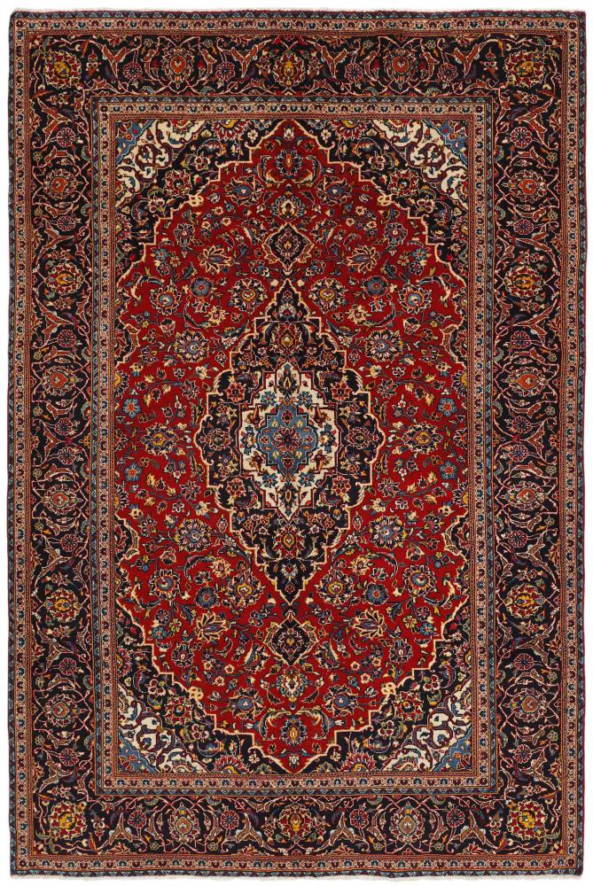 Tapis persan Kashan 292x198 292x198, Tapis persan Noué à la main