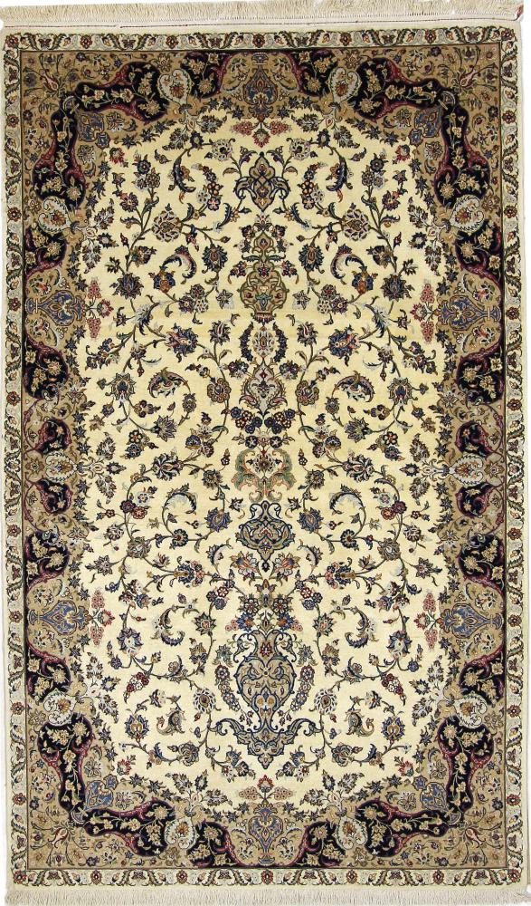 Persian Rug Isfahan Silk Warp 230x137 230x137, Persian Rug Knotted by hand