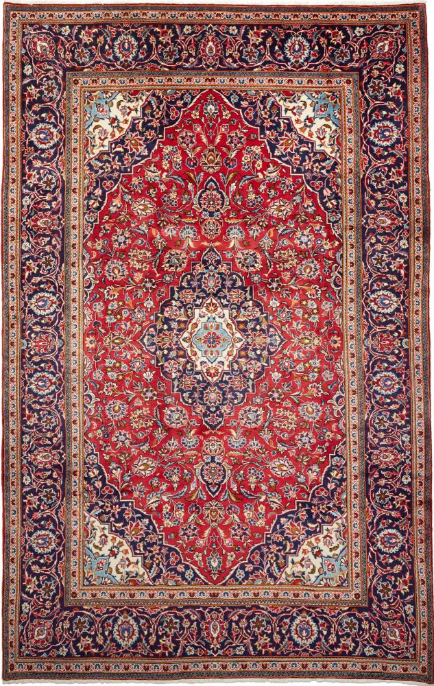 Tapis persan Kashan 294x196 294x196, Tapis persan Noué à la main