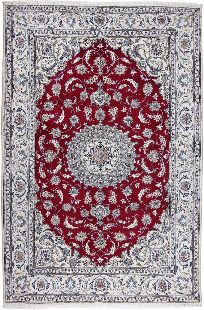 Persian Rug Nain 9'11"x6'6" 9'11"x6'6", Persian Rug Knotted by hand