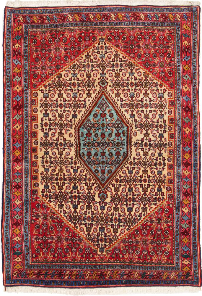 Tapis persan Bidjar 201x137 201x137, Tapis persan Noué à la main