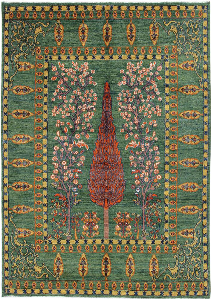 Perzsa szőnyeg Perzsa Gabbeh Loribaft Nature 7'10"x5'5" 7'10"x5'5", Perzsa szőnyeg Kézzel csomózva