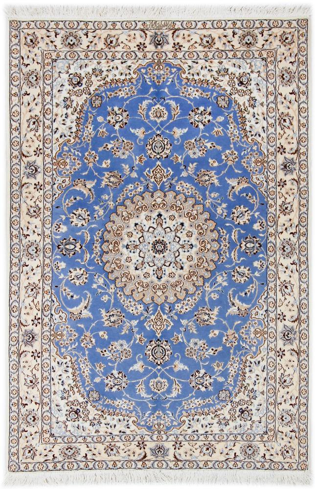 Perzisch tapijt Nain 6La 5'3"x3'5" 5'3"x3'5", Perzisch tapijt Handgeknoopte