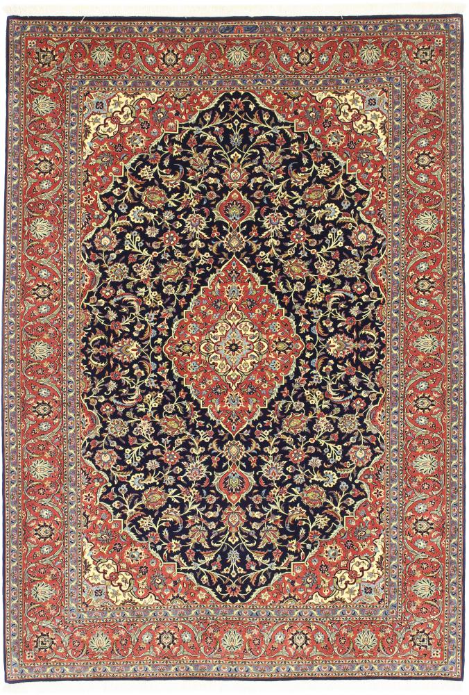 Covor persan Isfahan Ilam Sherkat Farsh Urzeală de Mătase 206x144 206x144, Covor persan Lucrate de mână