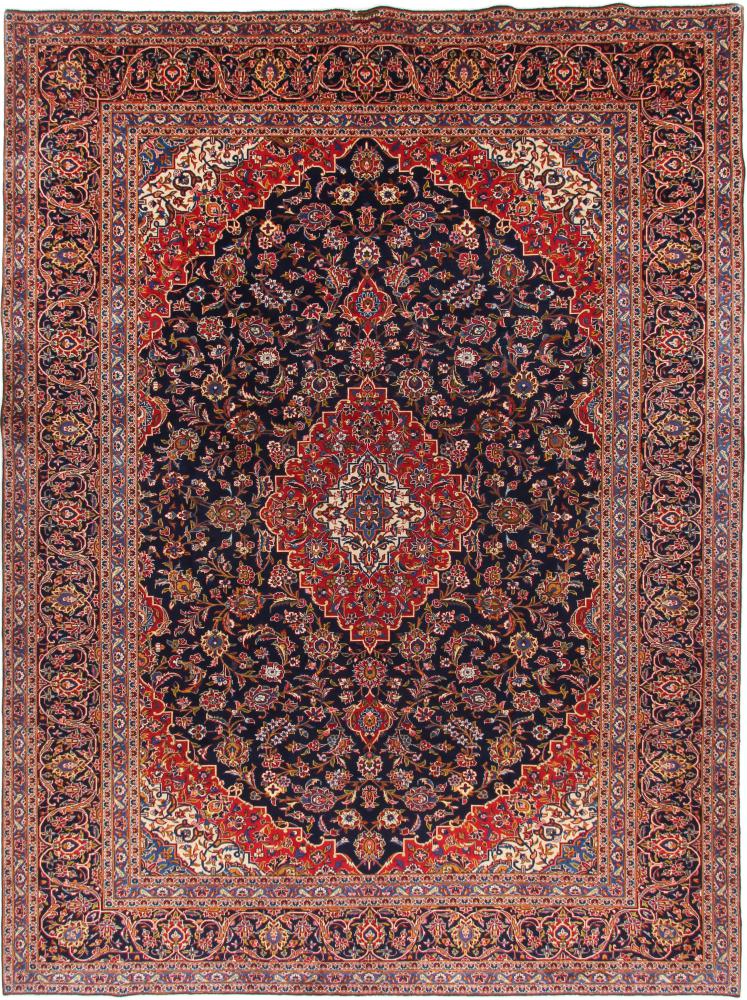 Persian Rug Keshan 13'3"x9'9" 13'3"x9'9", Persian Rug Knotted by hand