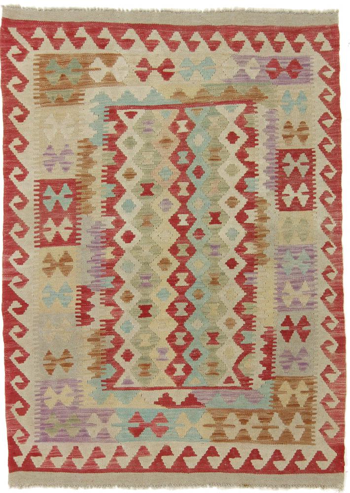 Afghan rug Kilim Afghan 4'10"x3'5" 4'10"x3'5", Persian Rug Woven by hand