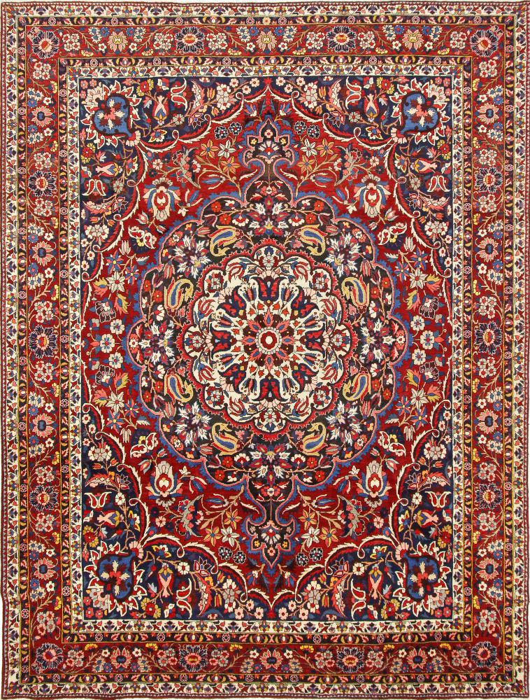 Persisk matta Bakhtiari 11'7"x8'10" 11'7"x8'10", Persisk matta Knuten för hand