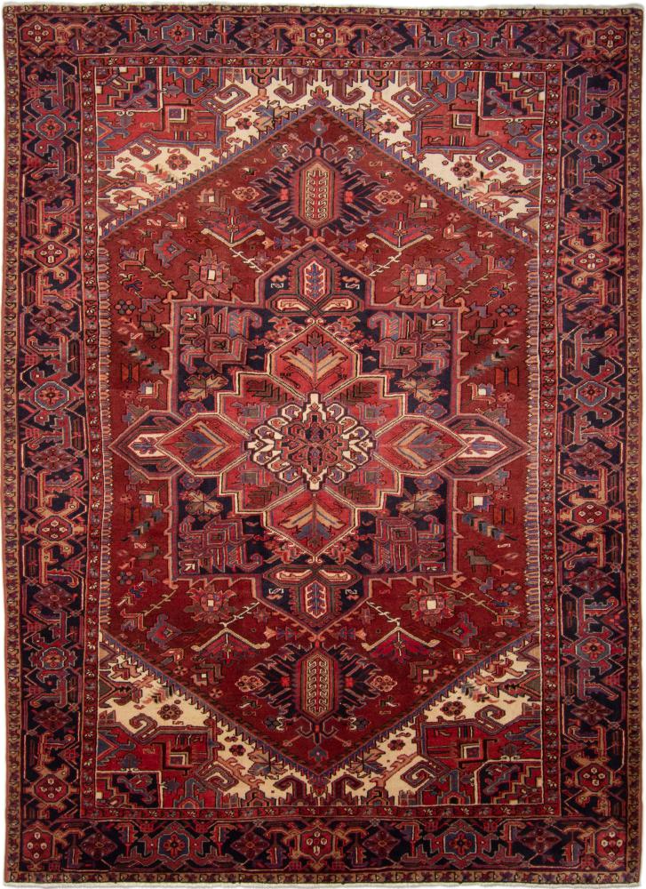 Persian Rug Heriz 10'11"x8'1" 10'11"x8'1", Persian Rug Knotted by hand