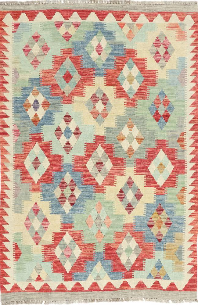 Tapete afegão Kilim Afegão Heritage 156x105 156x105, Tapete persa Tecido à mão