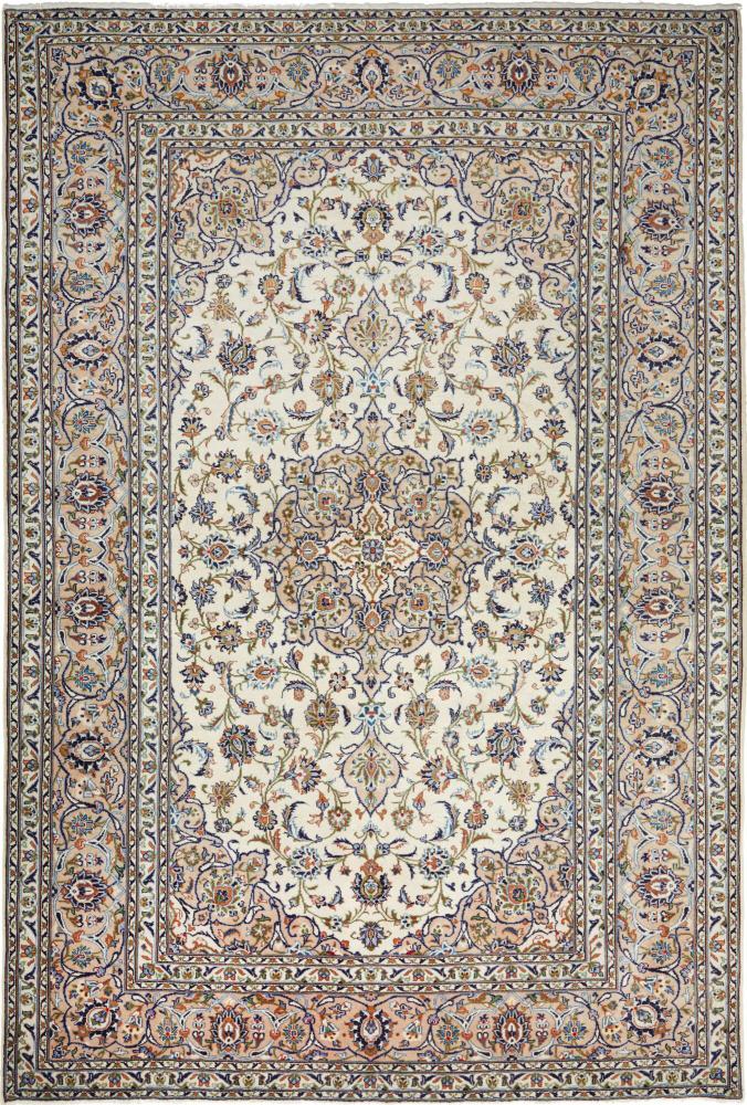 Tapis persan Kashan 301x203 301x203, Tapis persan Noué à la main