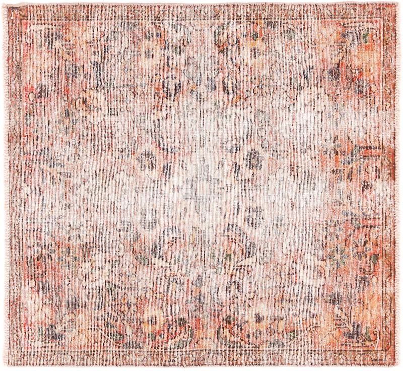 Persian Rug Vintage Heritage 84x81 84x81, Persian Rug Knotted by hand