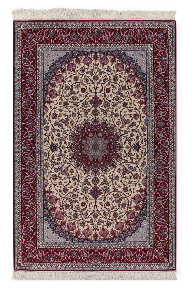Persisk teppe Isfahan Silkerenning 235x155 235x155, Persisk teppe Knyttet for hånd