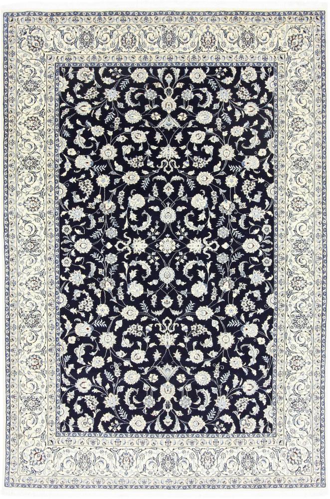 Tapis persan Naïn 9La 9'10"x6'7" 9'10"x6'7", Tapis persan Noué à la main