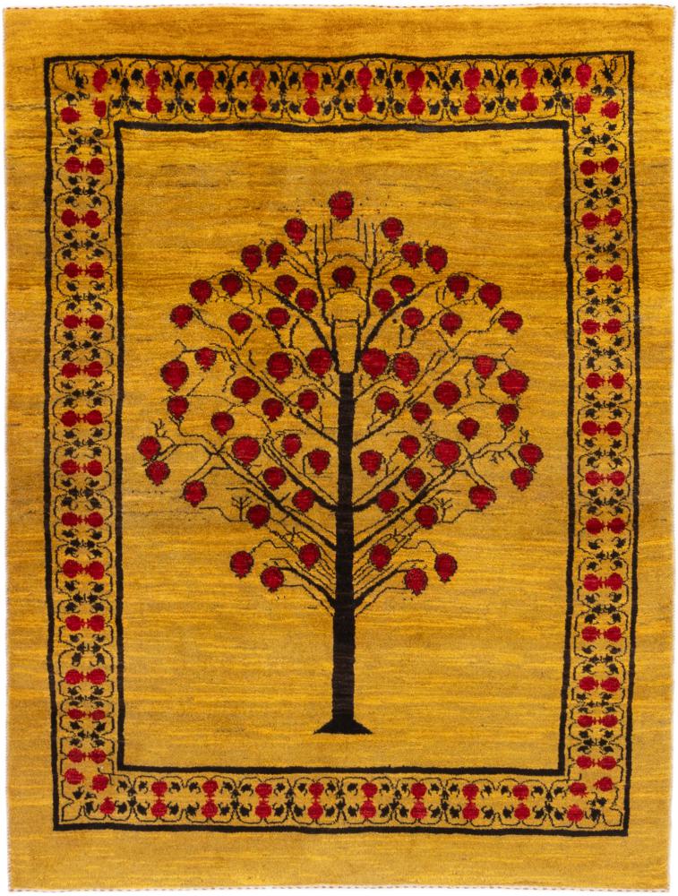 Persian Rug Persian Gabbeh Loribaft Nature 202x152 202x152, Persian Rug Knotted by hand