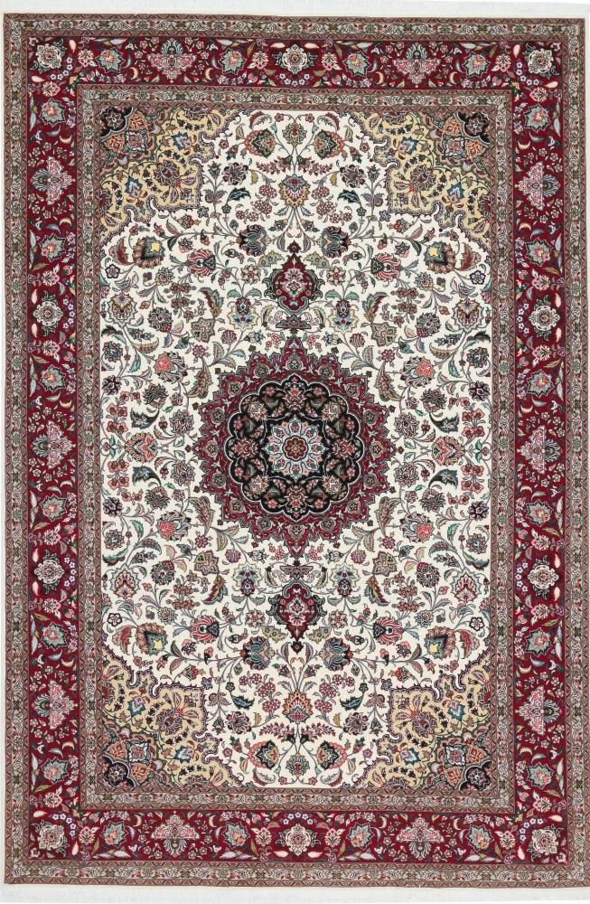 Perzsa szőnyeg Tabriz 9'9"x6'7" 9'9"x6'7", Perzsa szőnyeg Kézzel csomózva