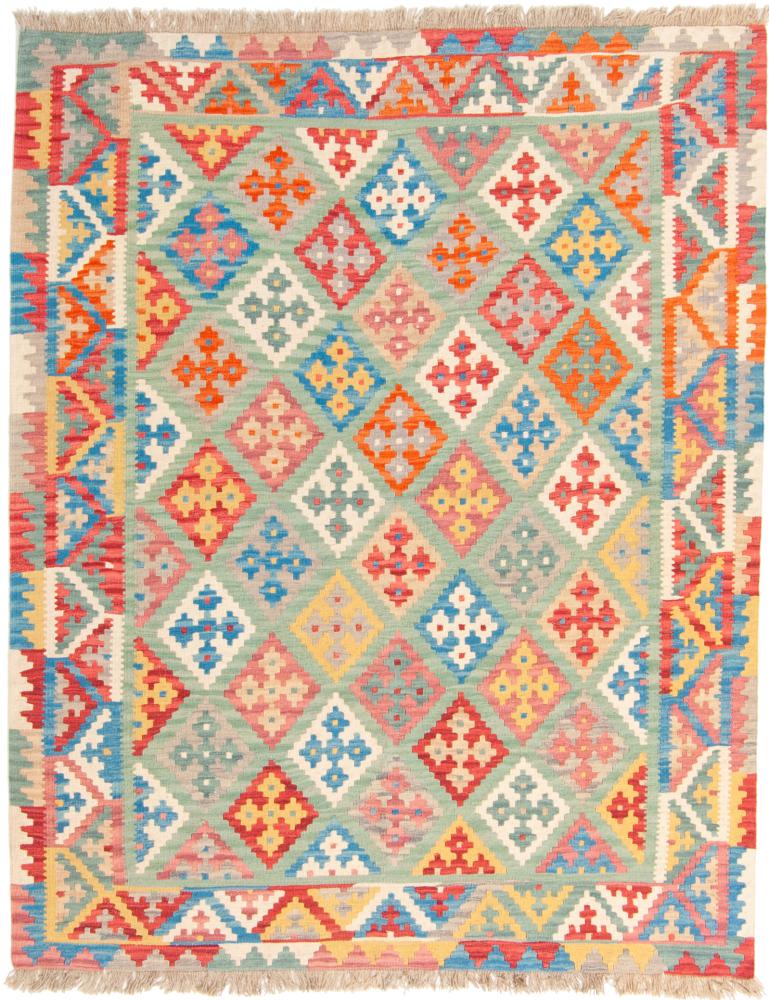  ペルシャ絨毯 キリム Fars 6'9"x5'3" 6'9"x5'3",  ペルシャ絨毯 手織り
