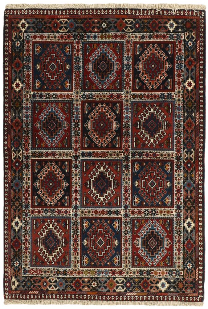 Persialainen matto Yalameh 4'10"x3'5" 4'10"x3'5", Persialainen matto Solmittu käsin