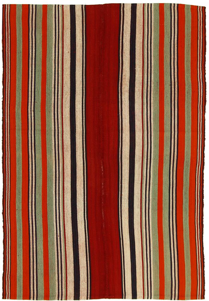  ペルシャ絨毯 キリム Fars アンティーク 194x133 194x133,  ペルシャ絨毯 手織り