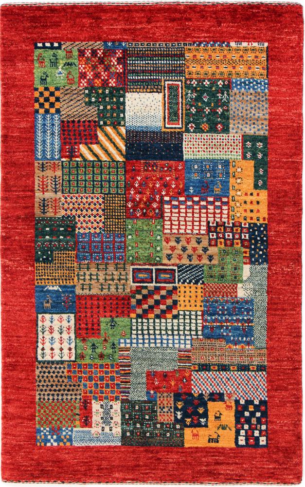 Persialainen matto Persia Gabbeh Loribaft Nowbaft 129x81 129x81, Persialainen matto Solmittu käsin
