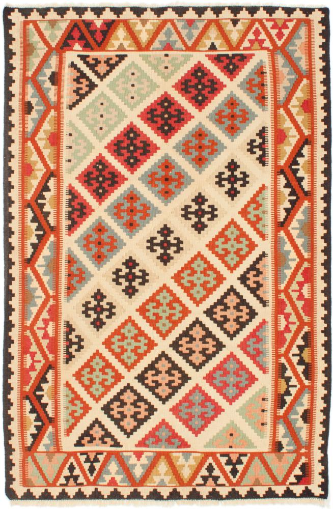 Persisk matta Kilim Fars 189x123 189x123, Persisk matta Knuten för hand