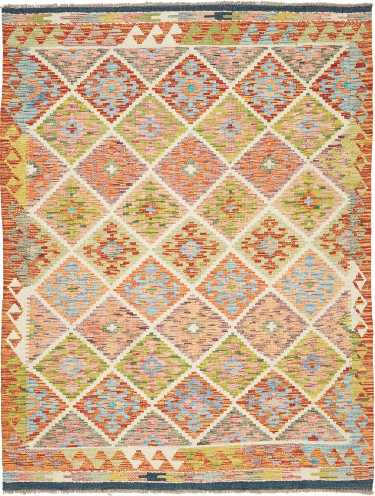 Afghanischer Teppich Kelim Afghan 199x150 199x150, Perserteppich Handgewebt