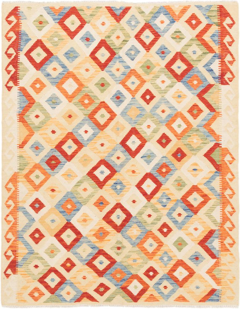 Afghan rug Kilim Afghan 5'5"x4'3" 5'5"x4'3", Persian Rug Woven by hand