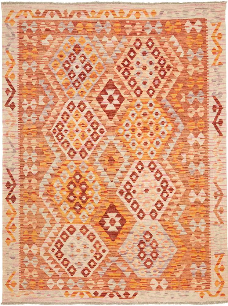 Afghanischer Teppich Kelim Afghan 208x152 208x152, Perserteppich Handgewebt