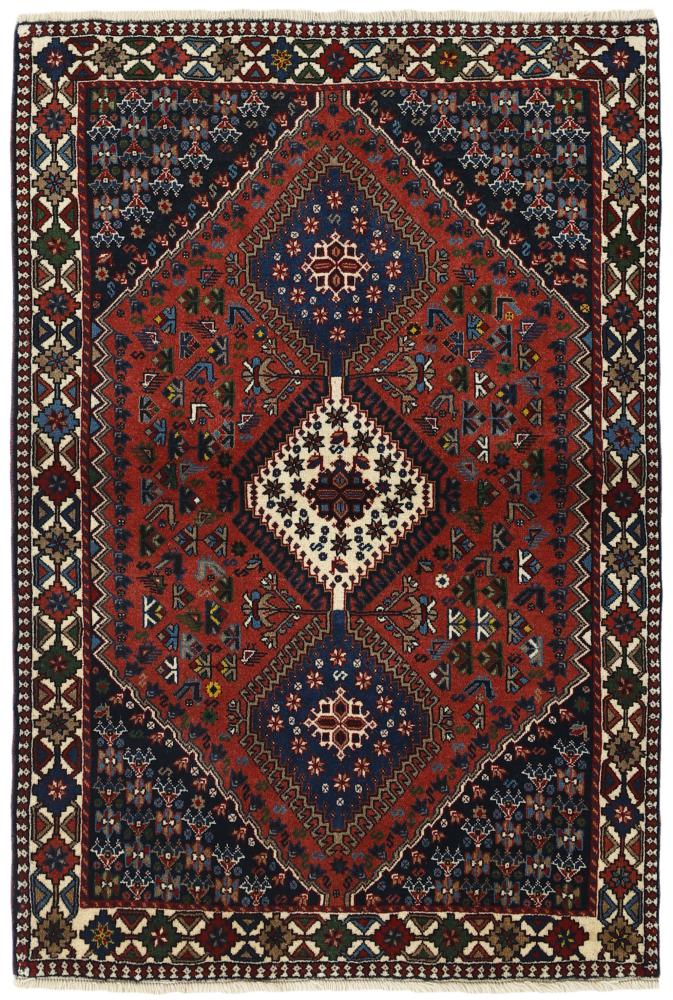 Tapis persan Yalameh 149x105 149x105, Tapis persan Noué à la main