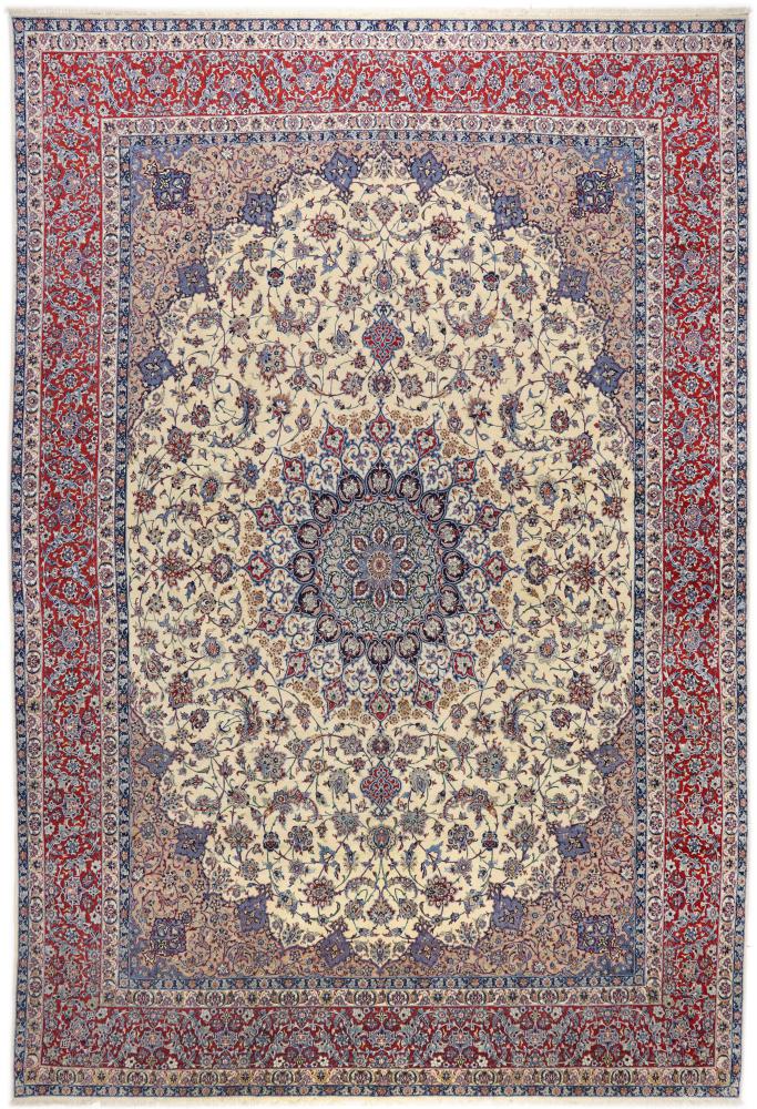 Perzisch tapijt Isfahan Alt Zijden Pool 15'0"x10'2" 15'0"x10'2", Perzisch tapijt Handgeknoopte
