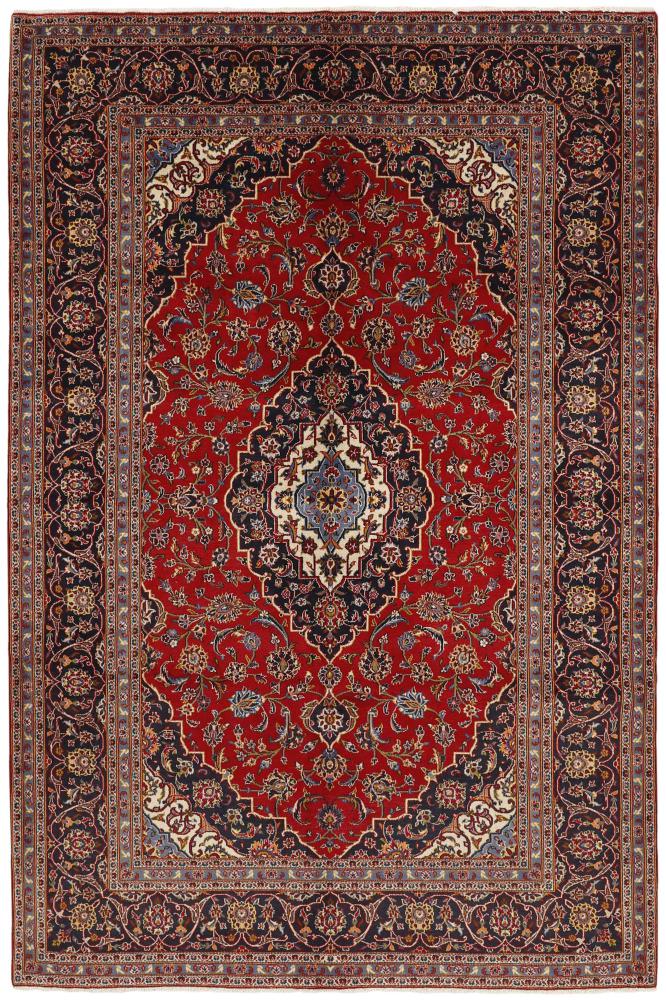 Persian Rug Keshan 9'10"x6'7" 9'10"x6'7", Persian Rug Knotted by hand