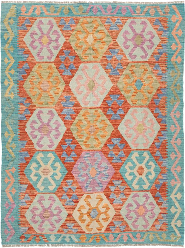 Afghaans tapijt Kilim Afghan 175x132 175x132, Perzisch tapijt Handgeweven