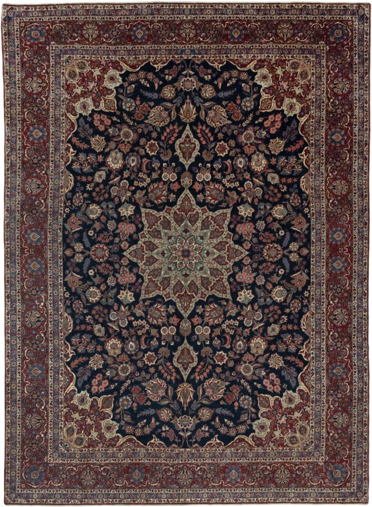 Tapis persan Kashan 441x315 441x315, Tapis persan Noué à la main