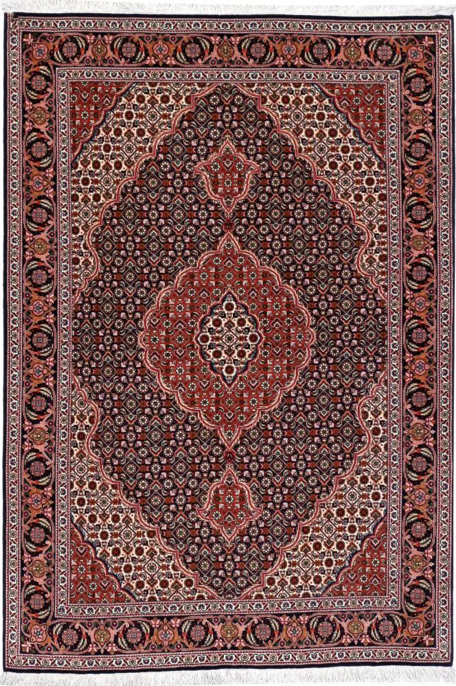 Tapis persan Tabriz Mahi 50Raj 4'9"x3'3" 4'9"x3'3", Tapis persan Noué à la main