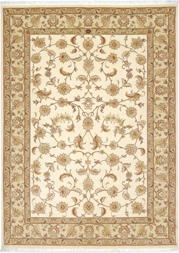 Persian Rug Tabriz 6'11"x5'1" 6'11"x5'1", Persian Rug Knotted by hand