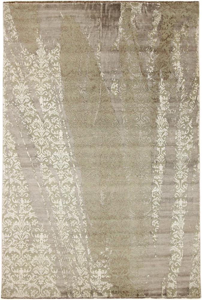 Indiaas tapijt Sadraa 9'10"x6'7" 9'10"x6'7", Perzisch tapijt Handgeknoopte